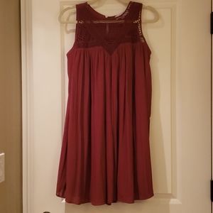 Loft Maroon dress